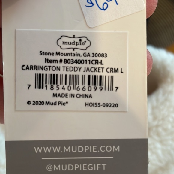 Mud Pie carrington Teddy Jacket - Picture 7 of 7